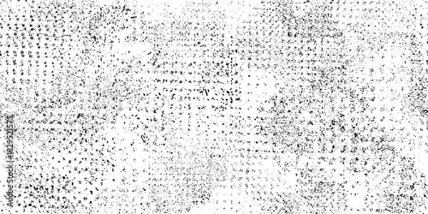 Obraz Distressed grungy endless pattern . seamless pattern texture. Organic overlay pattern . Vector repeatable grainy texture .Screen print endless pattern texture.