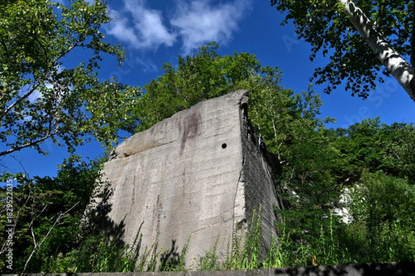 Obraz 札幌軟石　石山緑地