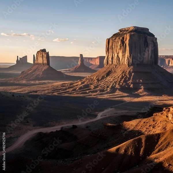 Obraz monument valley at sunset