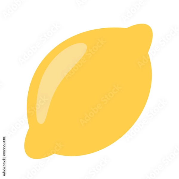 Fototapeta Zesty Citrus: A vibrant, sunny lemon radiates freshness and tanginess, symbolizing natural flavors and culinary possibilities.