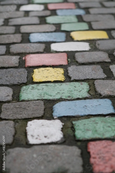 Fototapeta Buntes Pflaster