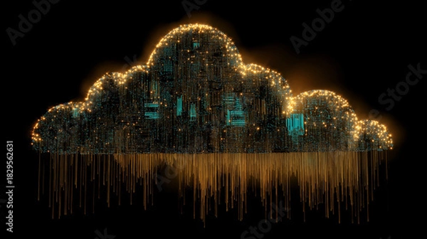 Obraz Illuminated Cloud Decoration