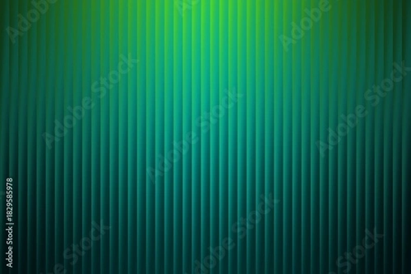 Obraz Vibrant Green Teal Abstract Vertical Stripes Gradient Background