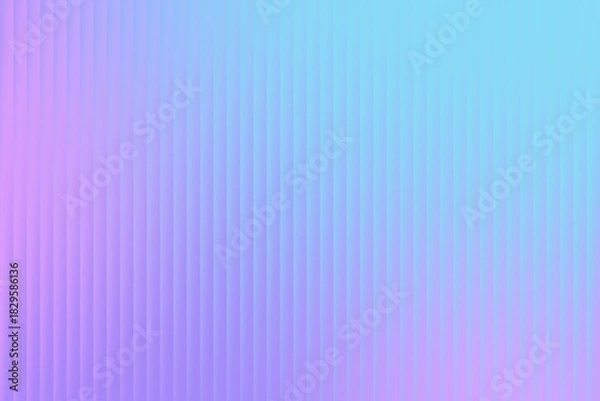 Obraz Pastel Lavender and Light Cyan Stripes Gradient Digital Art
