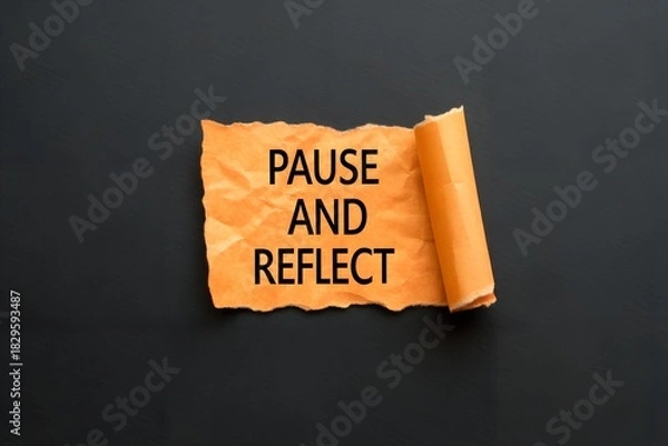 Obraz Thank you note on paper with message and card