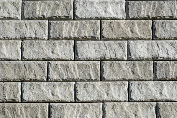Obraz Background from a wall made of gray bricks