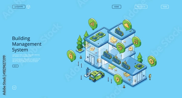 Fototapeta social network concept