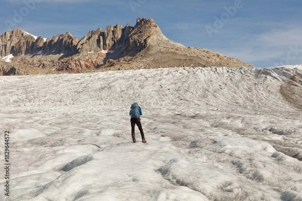 Fototapeta Rhone glacier