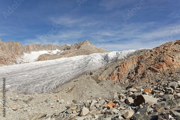 Fototapeta Rhone glacier