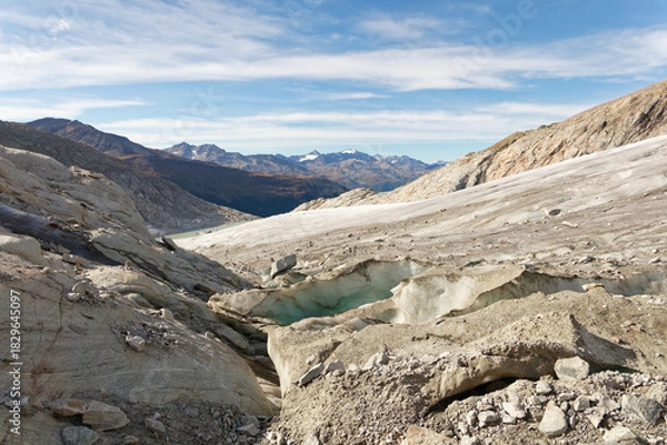 Fototapeta Rhone glacier