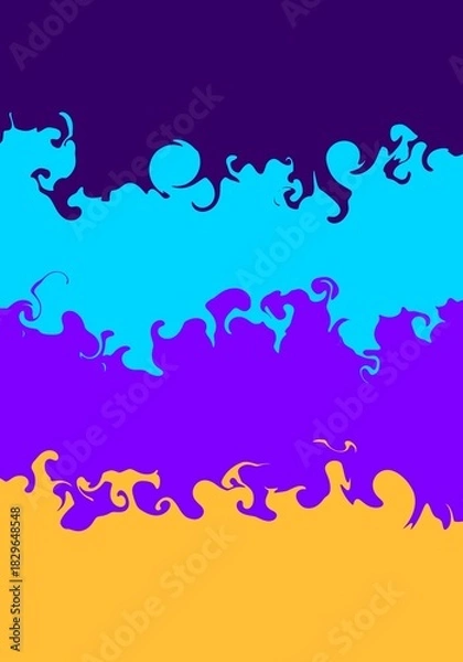Obraz multicolor liquid flow abstract background	

