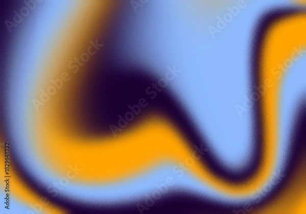 Obraz abstract yellow and blue grunge gradient backgroud illustration