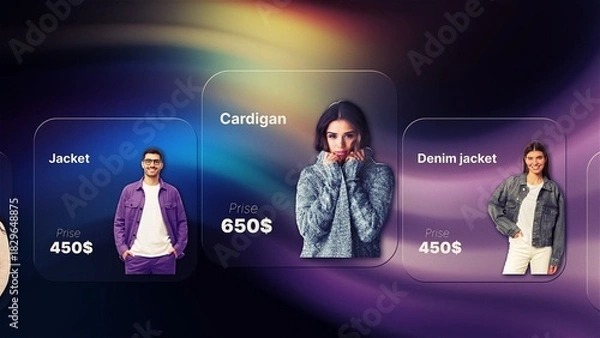 Fototapeta Carousel Glass Slide