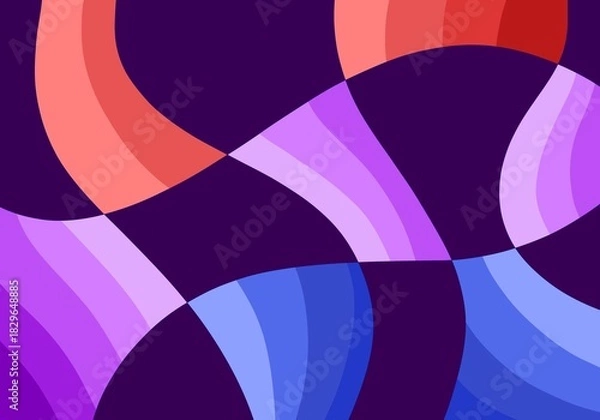 Obraz Abstract liquid shape. Fluid geometric design background 