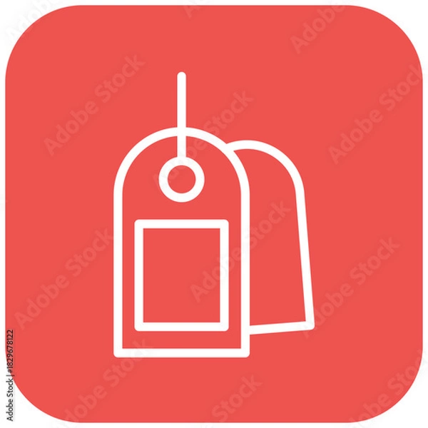 Fototapeta Vector Design Label Icon Style