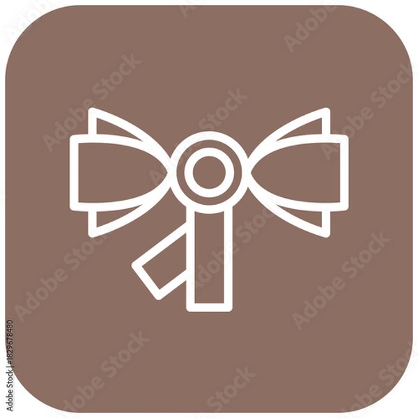 Fototapeta Vector Design Bow Icon Style