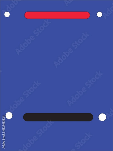 Fototapeta vector illustration of an abstract background with a frame