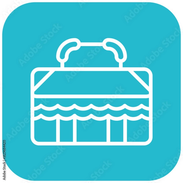 Obraz Vector Design Suitcase Icon Style