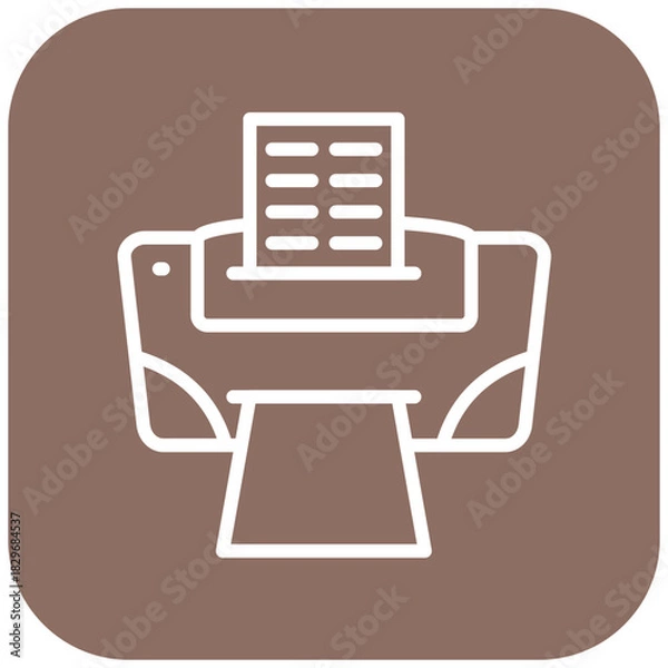 Obraz Vector Design Printer Icon Style