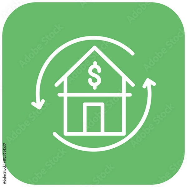 Obraz Vector Design Refinance Icon Style