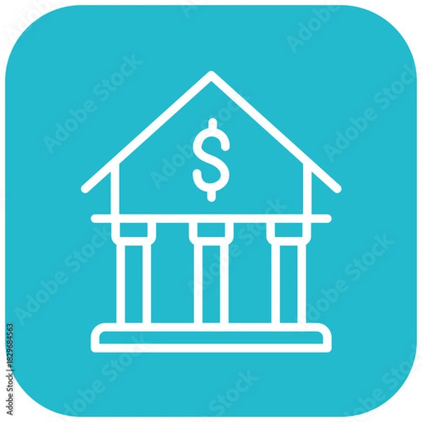 Obraz Vector Design Bank Icon Style