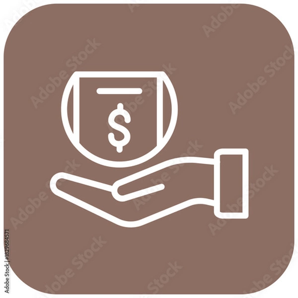 Obraz Vector Design Savings Icon Style