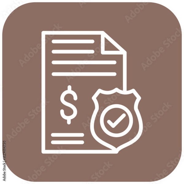 Obraz Vector Design Insurance Icon Style