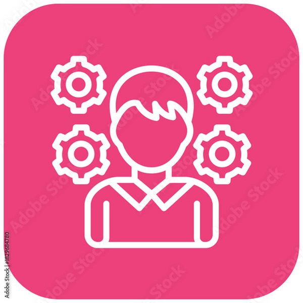 Obraz Vector Design Administration Icon Style