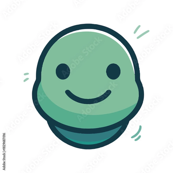 Fototapeta Happy Ice Cream Scoop Vector