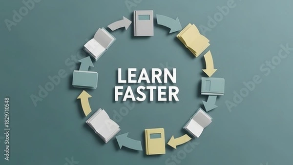 Fototapeta Unlock your potential and learn faster with innovative tools and resources designed for effective knowledge acquisition, making learning enjoyable and productive