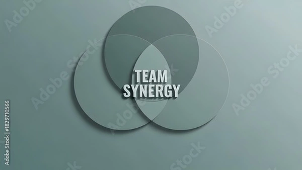 Fototapeta Elevate Team Performance Achieve Business Goals With Powerful Team Synergy Visual, Inspire Collaboration, Boost Productivity, and Unlock Collective Success