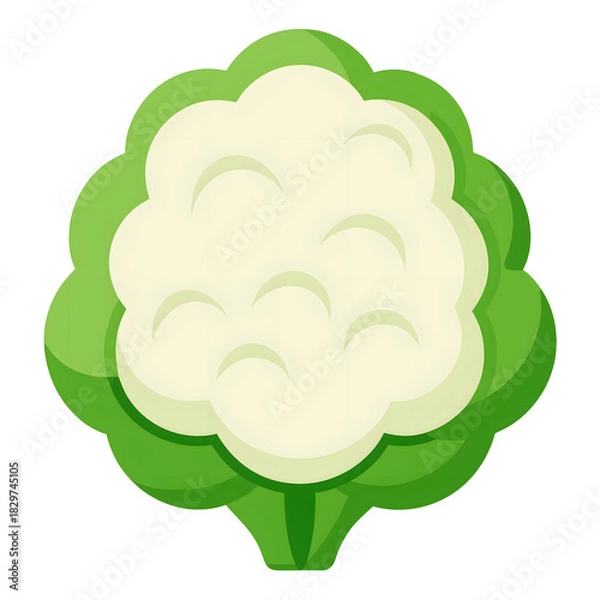 Fototapeta vector illustration of a green apple