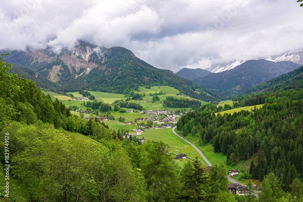 Obraz swiss alps landscape