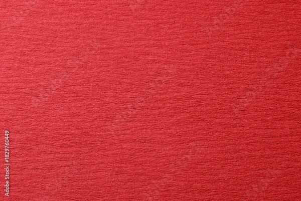 Obraz 鮮やかな赤色の和紙の背景素材　Traditional Japanese Red Paper Texture (Seamless, Plain, Simple)