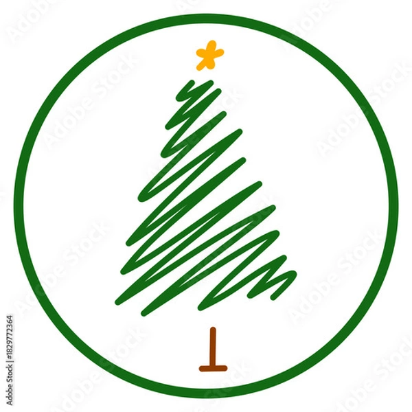 Obraz Christmas Icon Tree