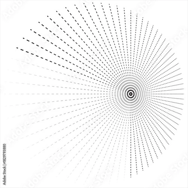 Obraz Modern Abstract Background Halftone Dots Circle Stock Vector