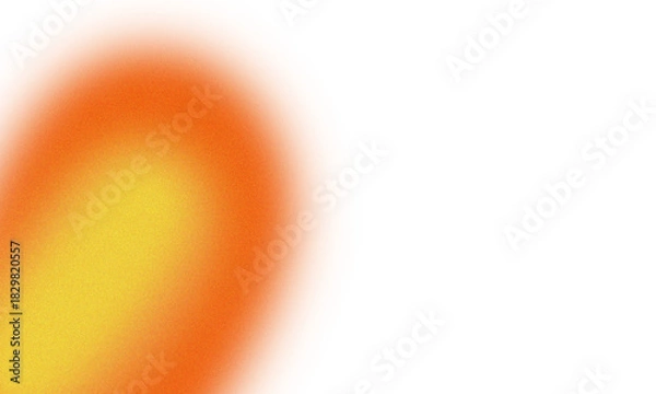 Obraz Warm gradient light source abstract on transparent background
