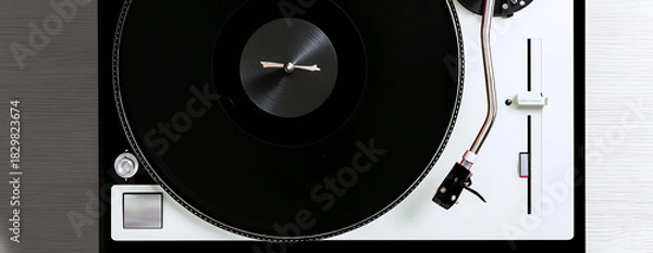 Obraz vinyl record player, record, AI generated