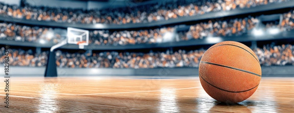 Obraz basketball illustration, AI generated