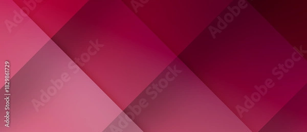 Obraz Abstract emerald red gradient background with geometric shapes multiply layer