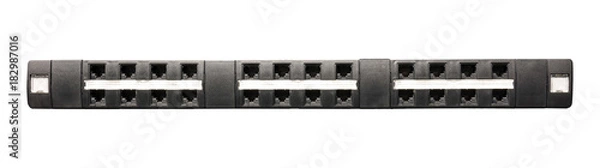 Obraz Network Cat5e Patch Panel With 24 Ports
