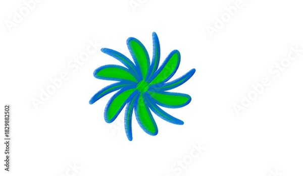 Obraz abstract flower design