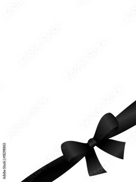 Fototapeta Trauerschleife