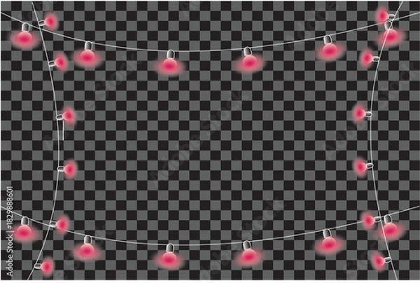 Obraz floral background with hearts