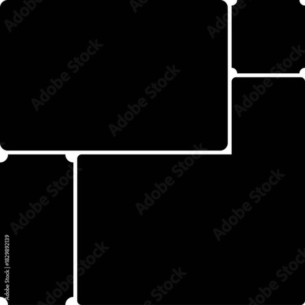 Obraz Bento grid vector design