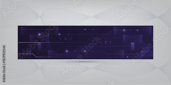 Fototapeta abstract technology background