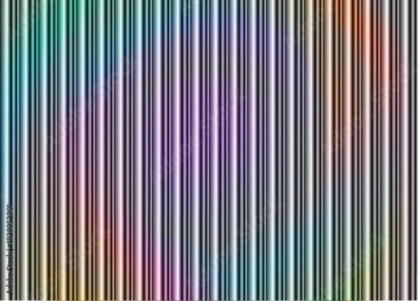 Obraz Abstract vertical stripes of vibrant rainbow colors and soft pastel gradients creating a mesmerizing visual effect