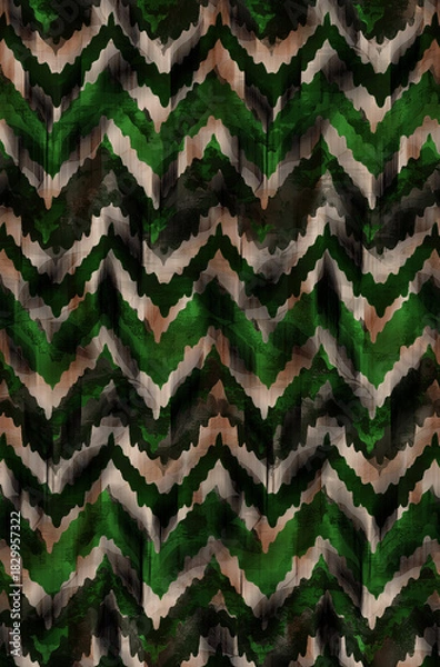 Fototapeta abstract colorful seamless pattern. geometric pattern