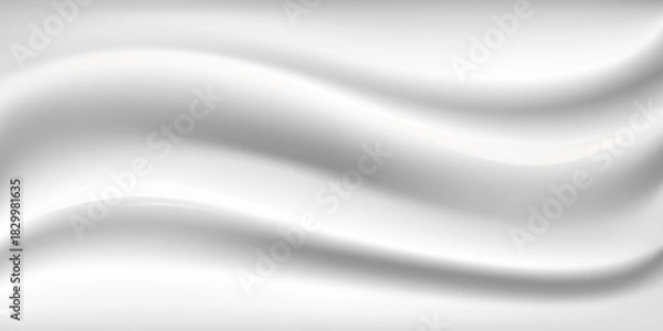 Obraz Fluids, cream. Cream drip. Realistic element for packaging design.