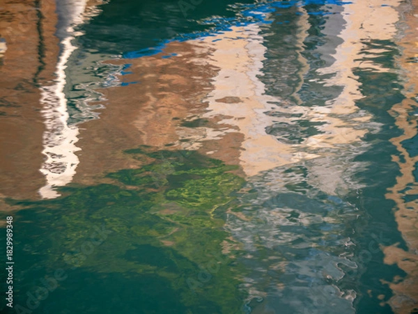 Obraz Water, sun, and reflections as abstract artists.